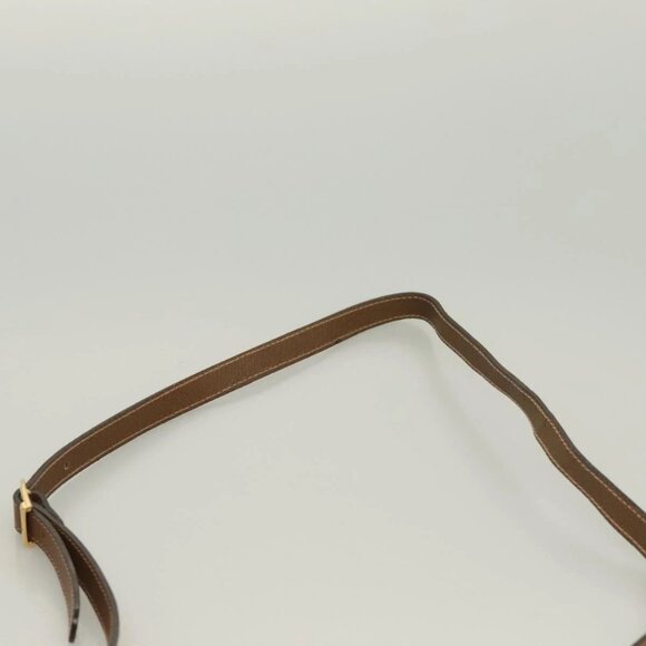 GUCCI GG Plus Supreme Shoulder Bag PVC Beige Gold Auth BA3539 - Picture 9 of 16